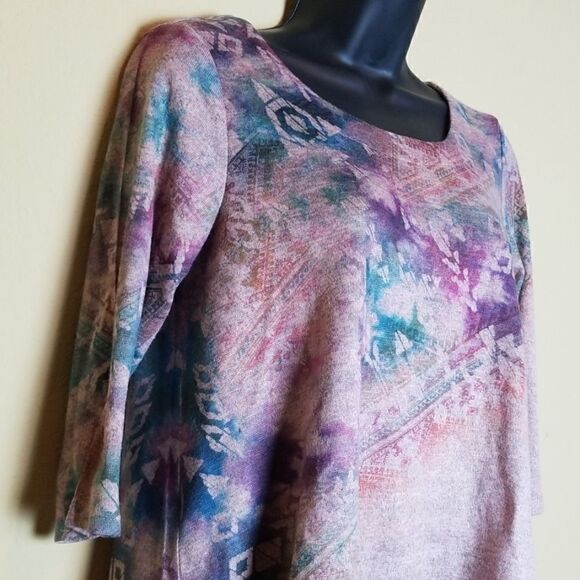 Live and Let Live Watercolor Top - Picture 3 of 6